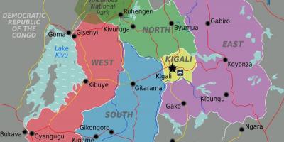 Mapa ng kigali Rwanda