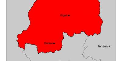 Mapa ng Rwanda malarya