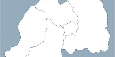 Rwanda mapa balangkas